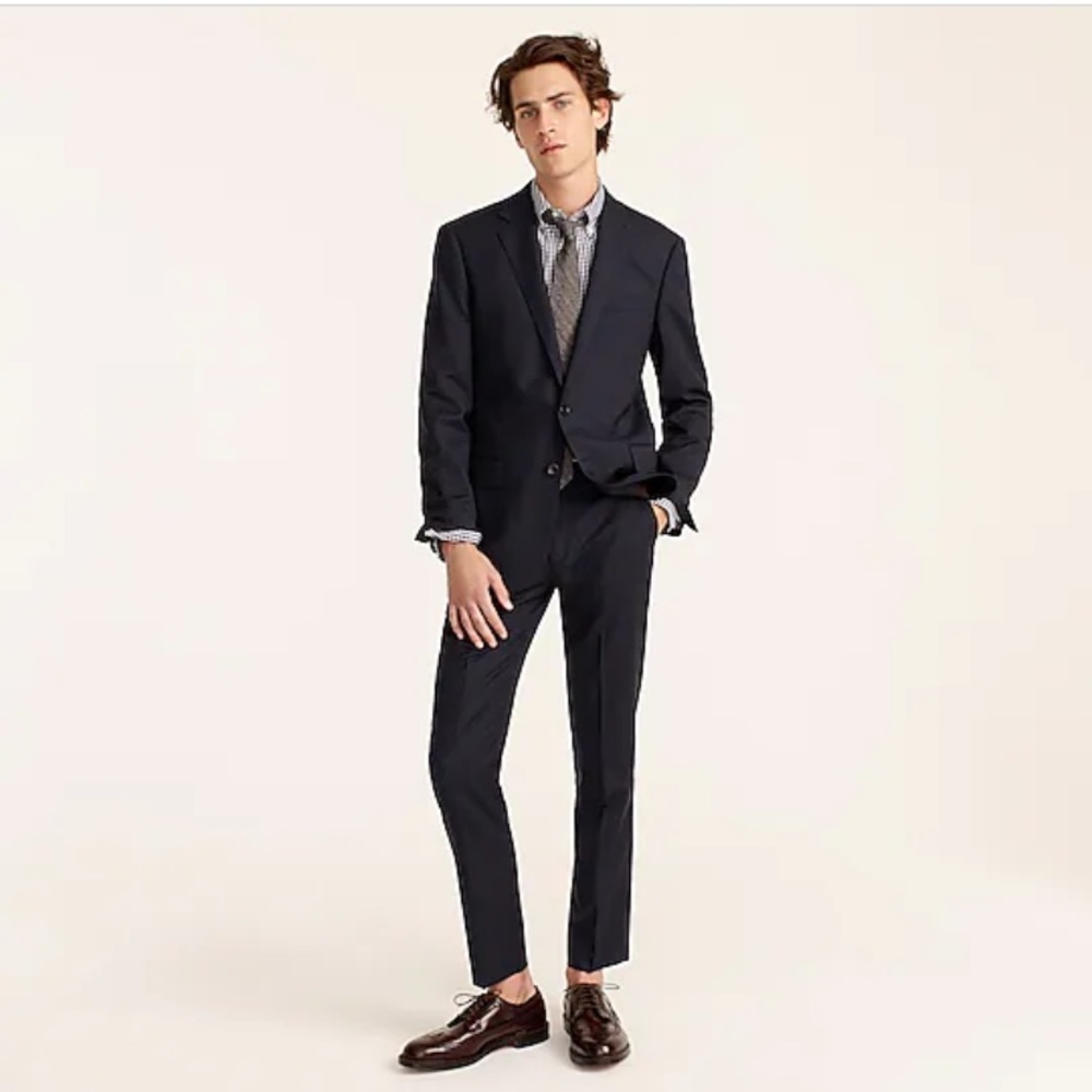J Crew Ludlow Italian wool suit